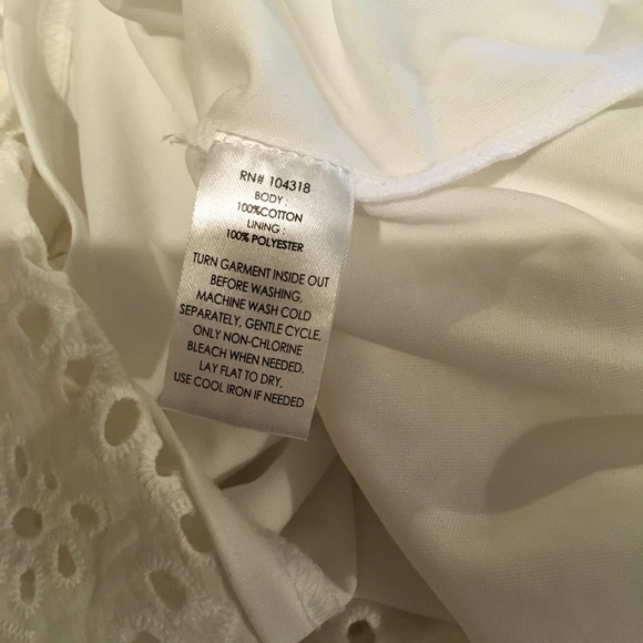 Derek Heart Eyelet Lace Dress S jr. FREE SHIP - Picture 5 of 5